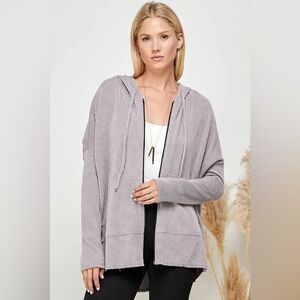 BLUMIN OVERSIZED ZIP UP HOODIE